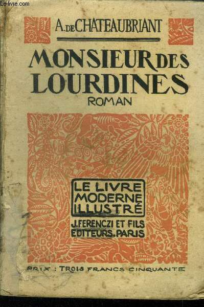 Monsieur des Lourdines, le livre moderne illustrï¿½ nï¿½ 12