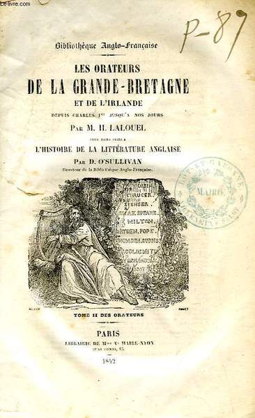 LES ORATEURS DE LA GRANDE-BRETAGNE ET DE L'IRLANDE DEPUIS CHARLES …