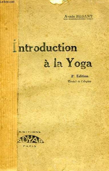 INTRODUCTION A LA YOGA