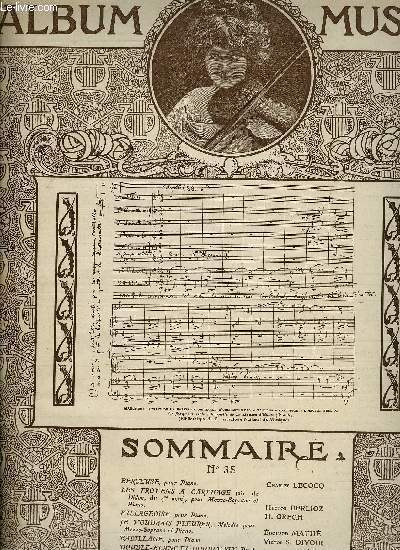 ALBUM MUSICA N°35 - BERCEUSE + LES TROYENS A CARTHAGE …