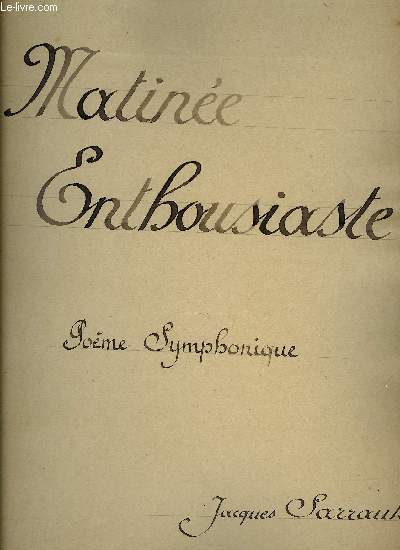 MATINEE ENTHOUSIASTE