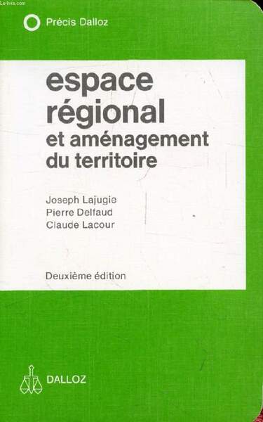 ESPACE REGIONAL ET AMENAGEMENT DU TERRITOIRE