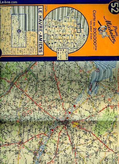 CARTE MICHELIN N�52