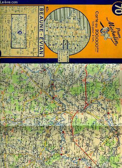 CARTE MICHELIN N�70