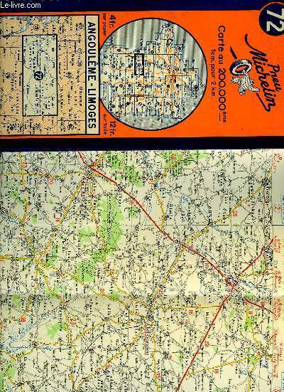 CARTE MICHELIN N�72