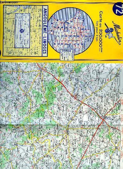 CARTE MICHELIN N�72