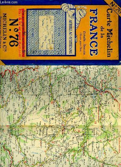 CARTE MICHELIN N�76