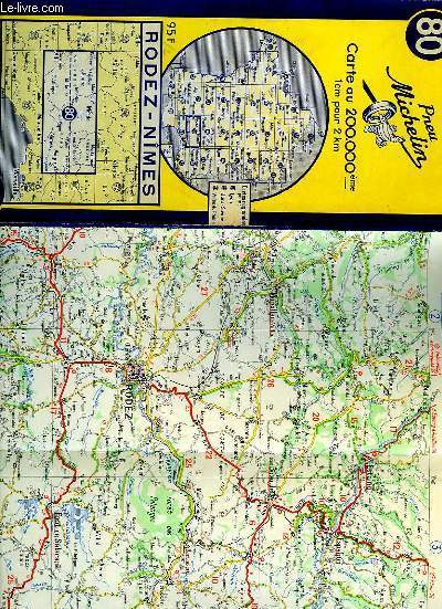 CARTE MICHELIN N�80