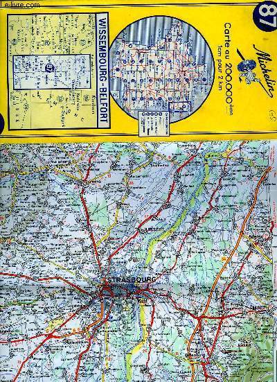 CARTE MICHELIN N�87