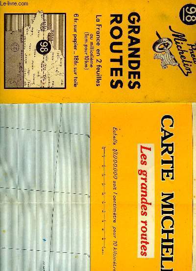 CARTE MICHELIN N°98