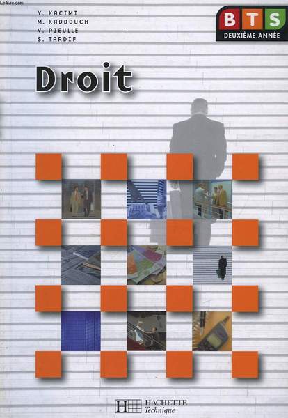 Droit. Classe de BTS, 2ème année.