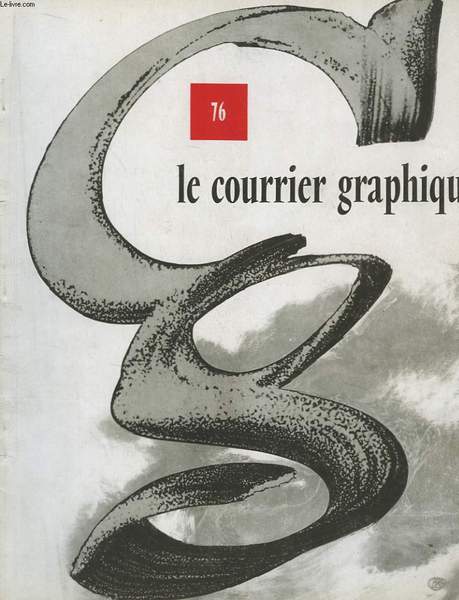 Le Courrier Graphique N°76, 20eme année.