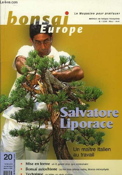 Bonsai Europe N°20 : Salvatore Liporace, un maitre italien au …