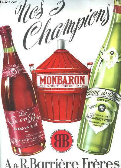 Affiche publicitaire " Nos 3 Champions : La Vie en …