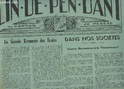 L'Indépendant du Canton de Pessac N°126 - 3e année : …