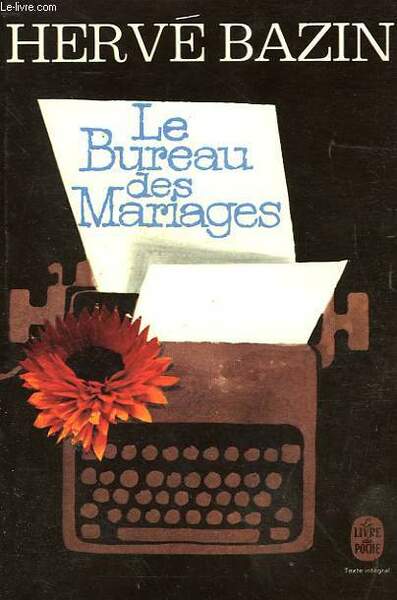 LE BUREAU DES MARIAGES.