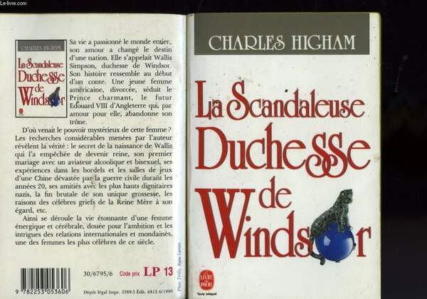 LA SCANDALEUSE DUCHESSE DE WINDSOR