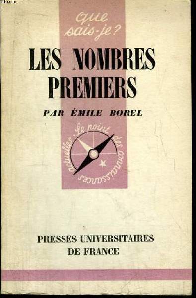Que sais-je? N° 571 Les nombres premiers
