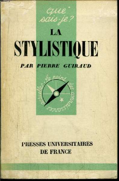 Que sais-je? N° 646 La stylistique
