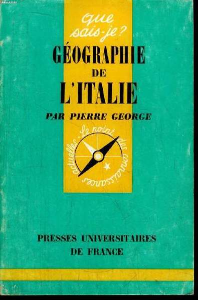 Que sais-je? N° 1125 Géographie de l'Italie