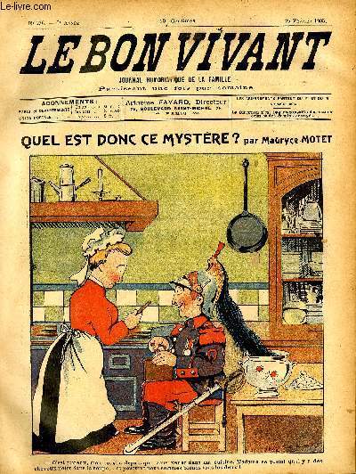 Le bon vivant n°276 - Quel est donc ce mystère …