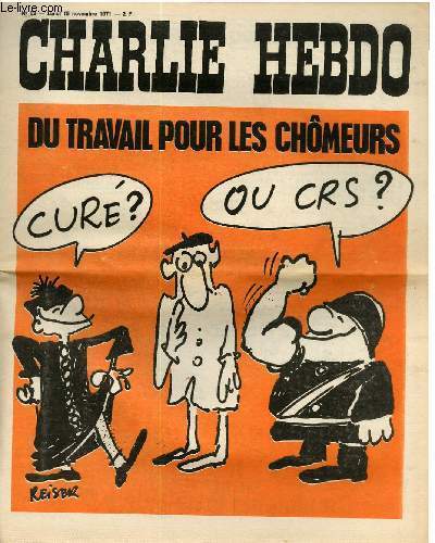 CHARLIE HEBDO N°52 - DU TRAVAIL POUR LES CHOMEURS