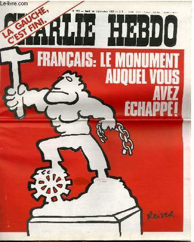 CHARLIE HEBDO N°359 - FRANCAIS : LE MONUMENT AUQUEL VOUS …