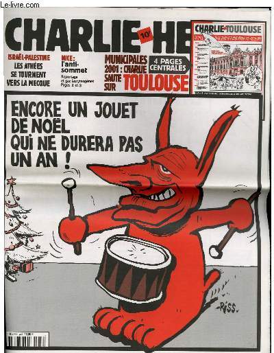 CHARLIE HEBDO N°443 - ENCORE UN JOUET DE NOEL QUI …