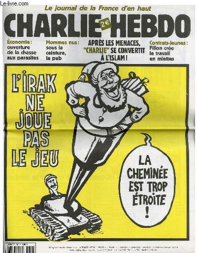 CHARLIE HEBDO N°547 - L'IRAK NE JOUE PAS LE JEU …