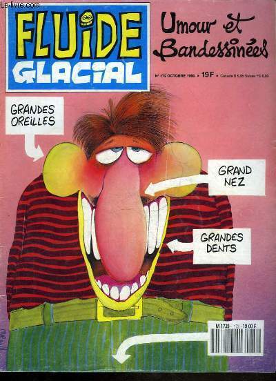 FLUIDE GLACIAL MAGAZINE UMOUR ET BANDESSINES N°172