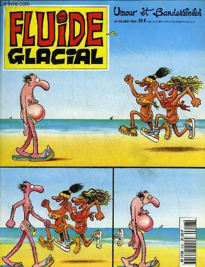 FLUIDE GLACIAL MAGAZINE UMOUR ET BANDESSINES N°218