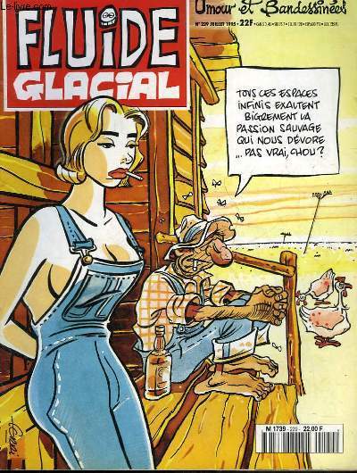 FLUIDE GLACIAL MAGAZINE UMOUR ET BANDESSINES N°229