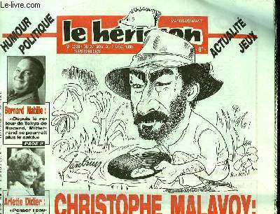 MARIUS L'EPATANT HERISSON N°2328 - CHRISTOPHE MALAVOY : LE CHERCHEUR …