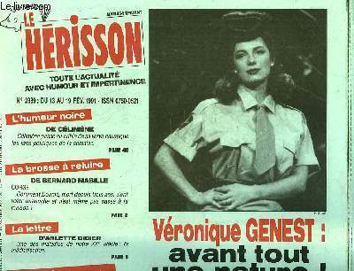 MARIUS L'EPATANT HERISSON N°2339 - VERONIQUE GENEST : AVANT TOUT …