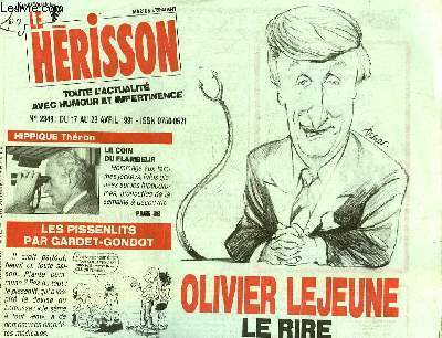 MARIUS L'EPATANT HERISSON N°2348 - OLIVIER LE JEUNE LE RIRE …