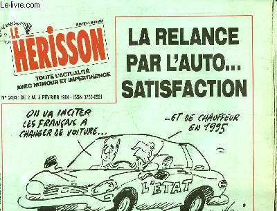 MARIUS L'EPATANT HERISSON N°2494 - LE RELANCE PAR L'AUTO . …