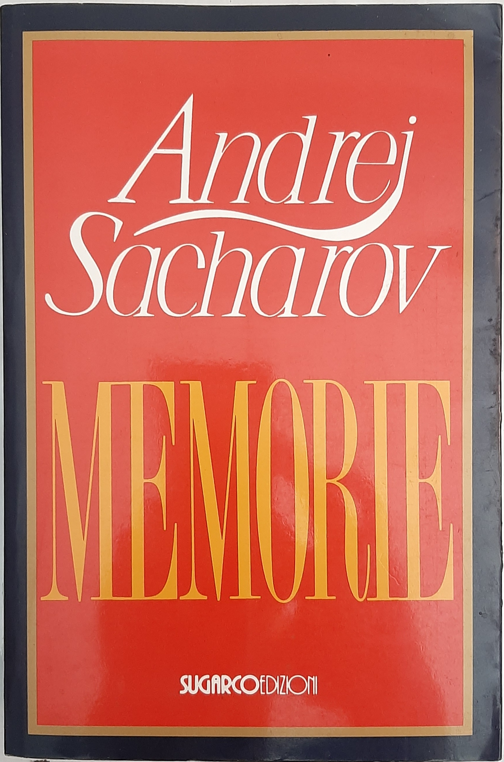 ANDREJ SACHAROV - MEMORIE EDIZIONE 1990 SUGARCO PAG. 928