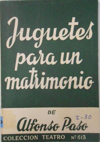 JUGUETES PARA UN MATRIMONIO