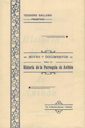 NOTAS Y DOCUMENTOS PARA LA HISTORIA DE LA PARROQUIA DE …