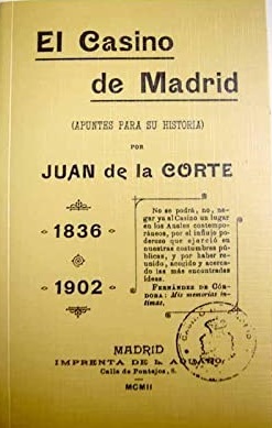 EL CASINO DE MADRID. APUNTES PARA SU HISTORIA