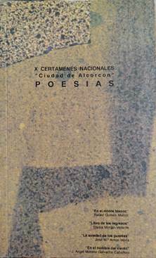 X CERTAMENES NACIONALES CIUDAD ALCORCON POESIAS