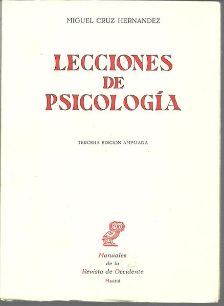 LECCIONES DE PSICOLOGIA