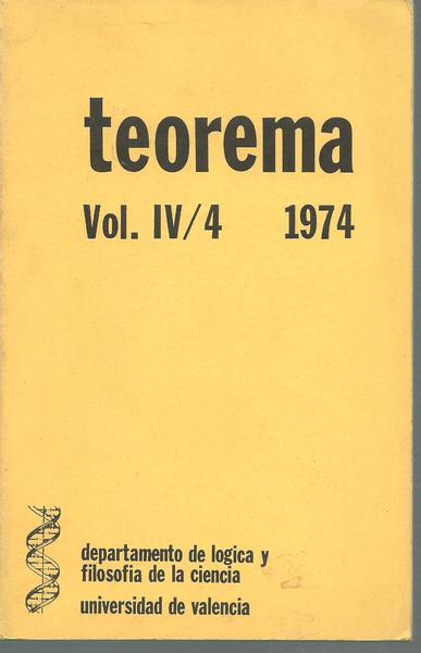 TEOREMA VOL IV 1974