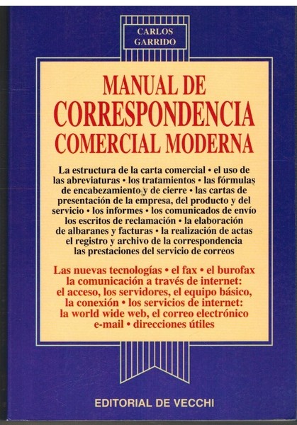 MANUAL DE CORRESPONDENCIA COMERCIAL MODERNA