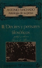 III DECIRES Y PENSARES FILOSOFICOS