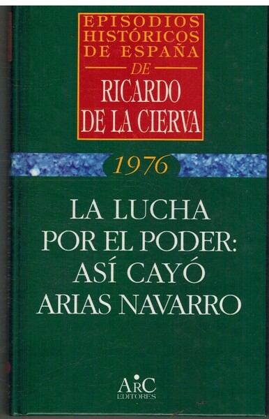 LA LUCHA POR EL PODER: ASI CAYO ARIAS NAVARRO