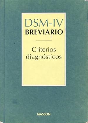 BREVIARIO DSM IV CRITERIOS DIAGNOSTICOS