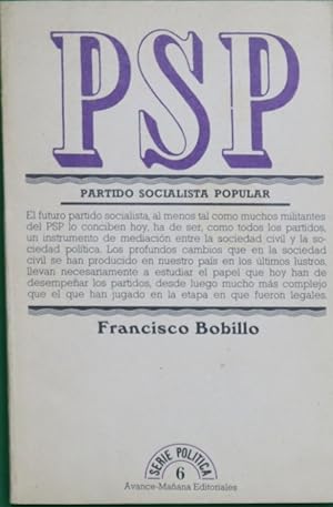 PSP. PARTIDO SOCIALISTA POPULAR