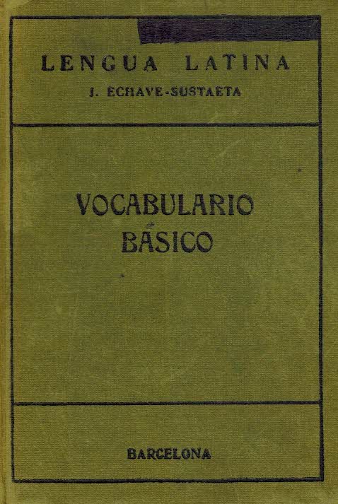 VOCABULARIO BASICO. LENGUA LATINA