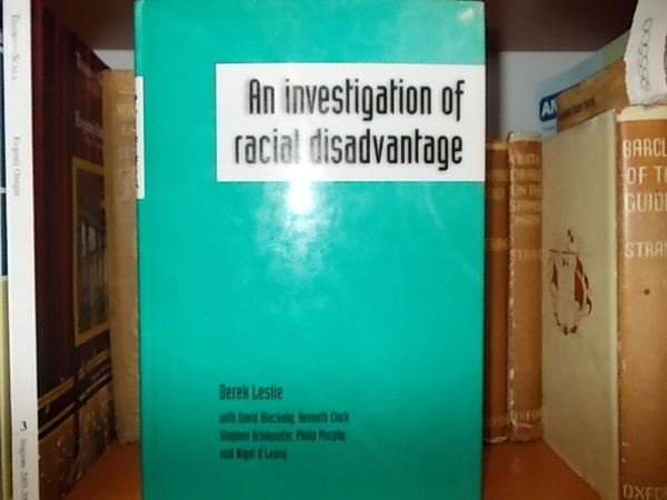 An Investigation of Racial Disadvantage